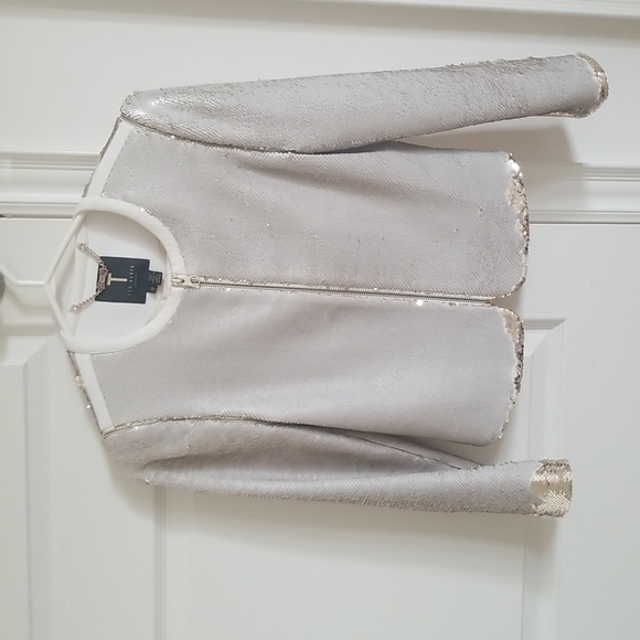 Ted Baker Brushable Sequin Blazer 💫 - See Video! - Picture 1 of 9